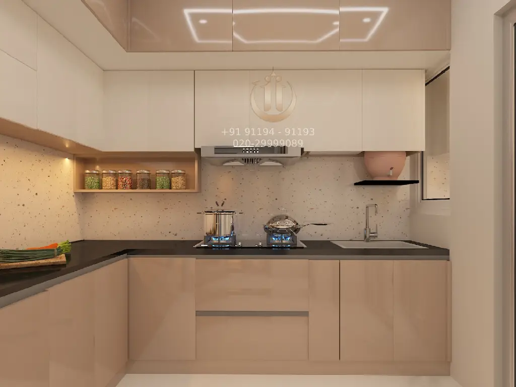 2BHK interior design in Pune with modern space-saving solutions